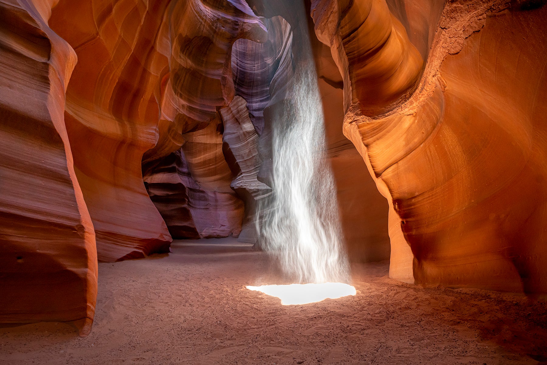 Antelope Canyon, Sand Smoke