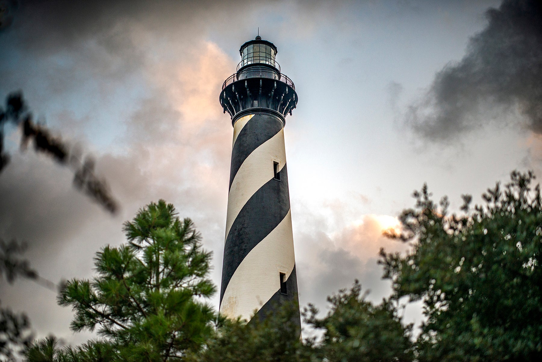 Cape Hatteras Light Station at sunset