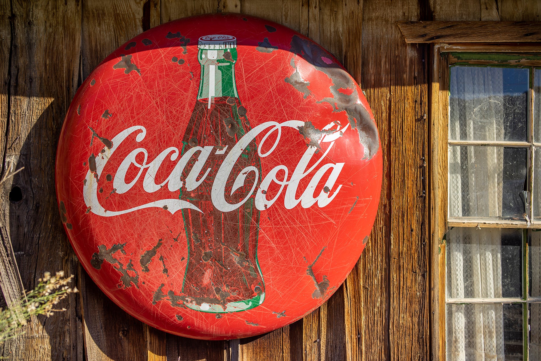 An old Coca Cola Sign