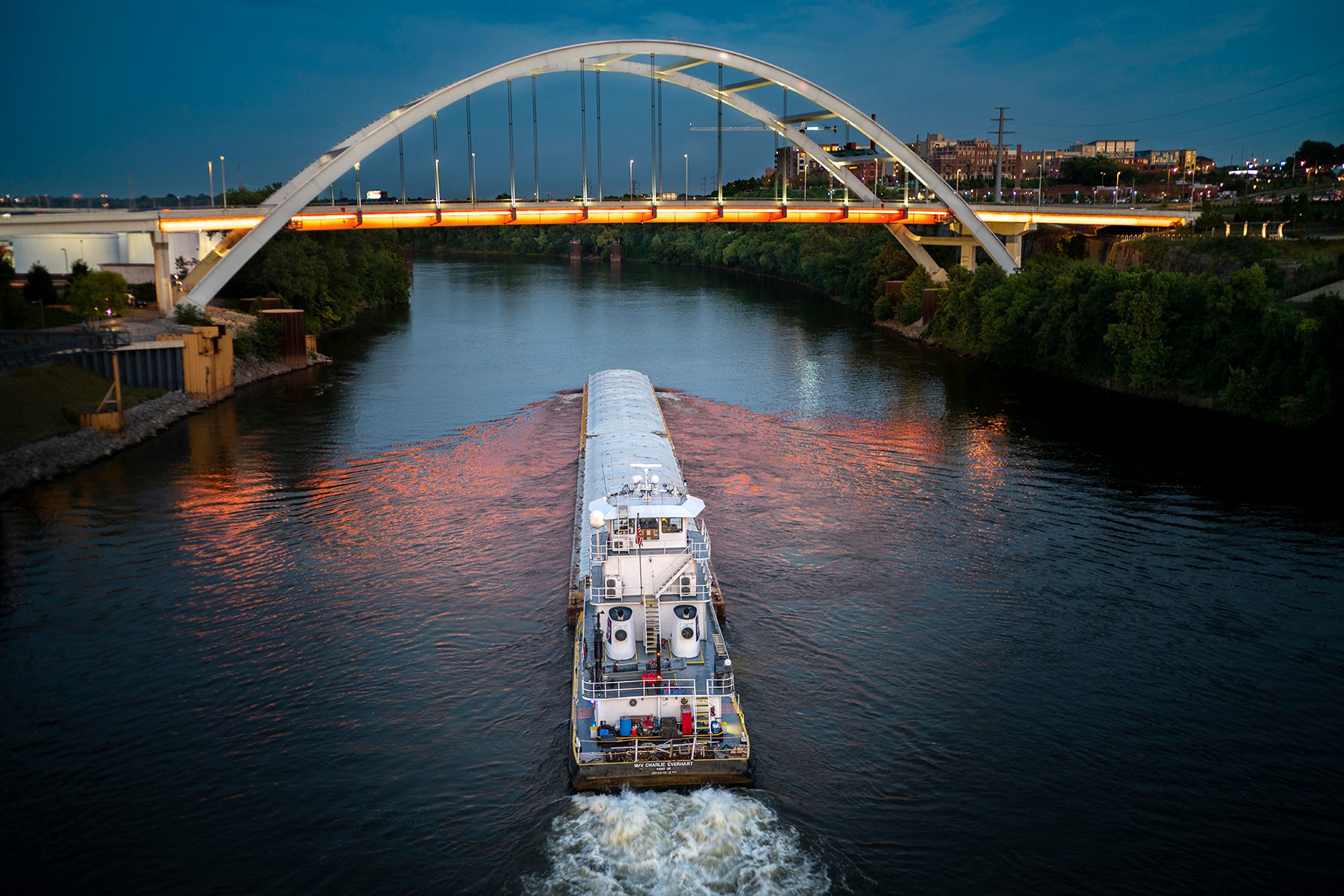 Cumberland River Barge