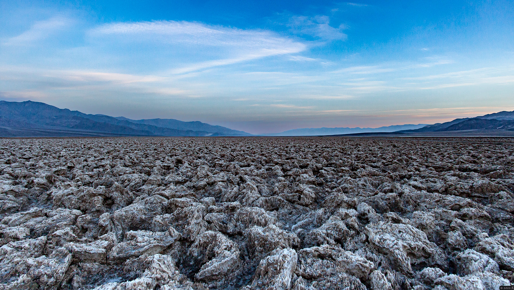 Devil's Golf Course in Death Valley