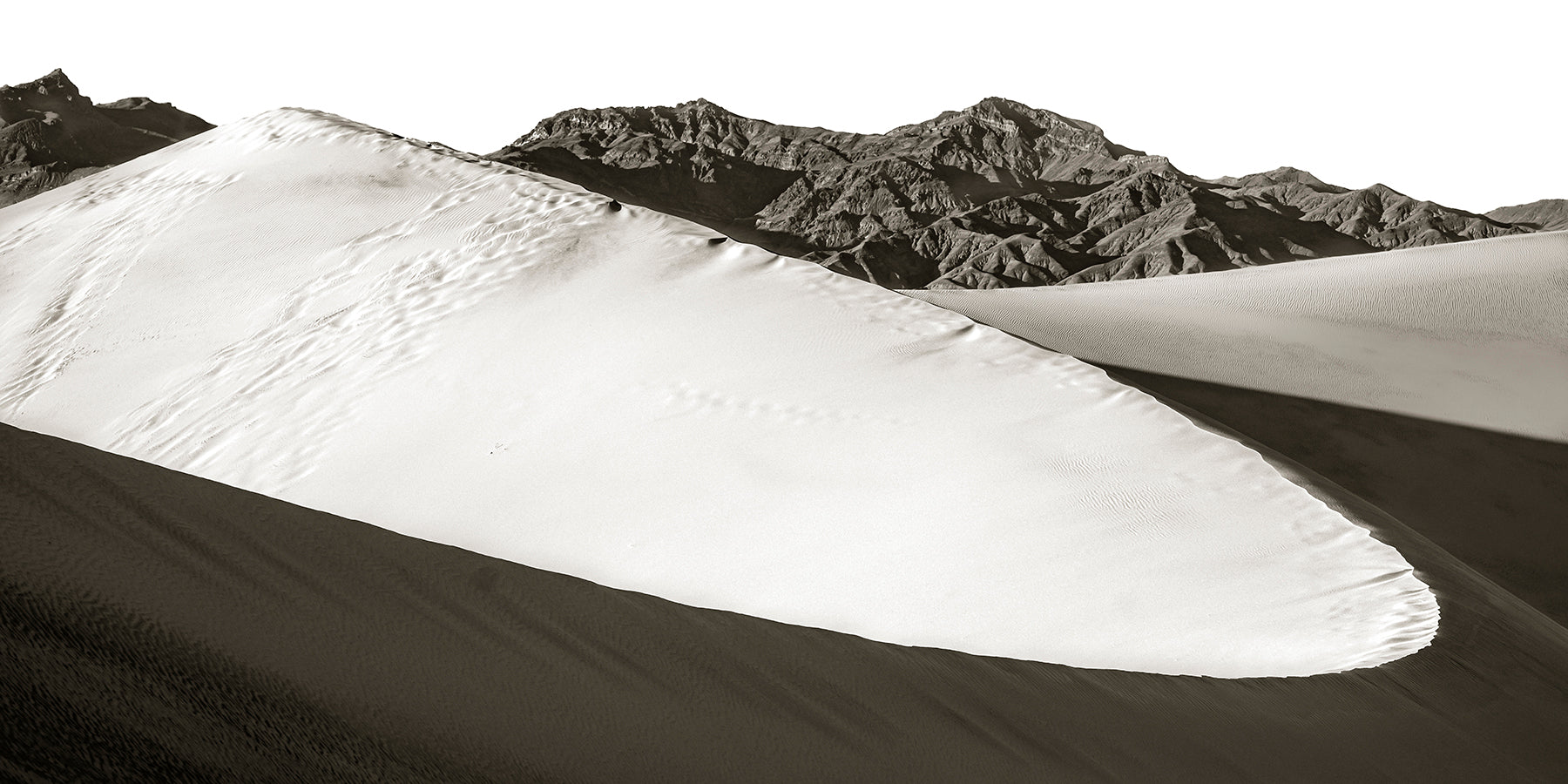 Mesquite Flat Sand Dunes against the Panamint mountains