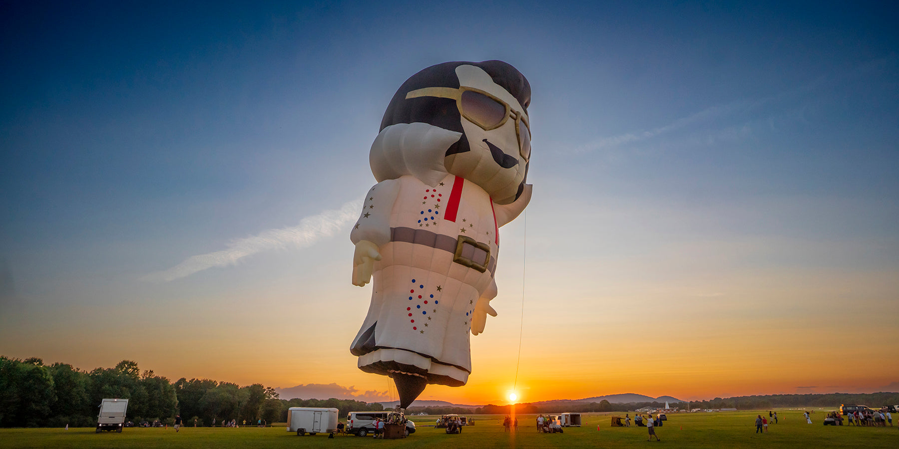 Elvis hot air balloon