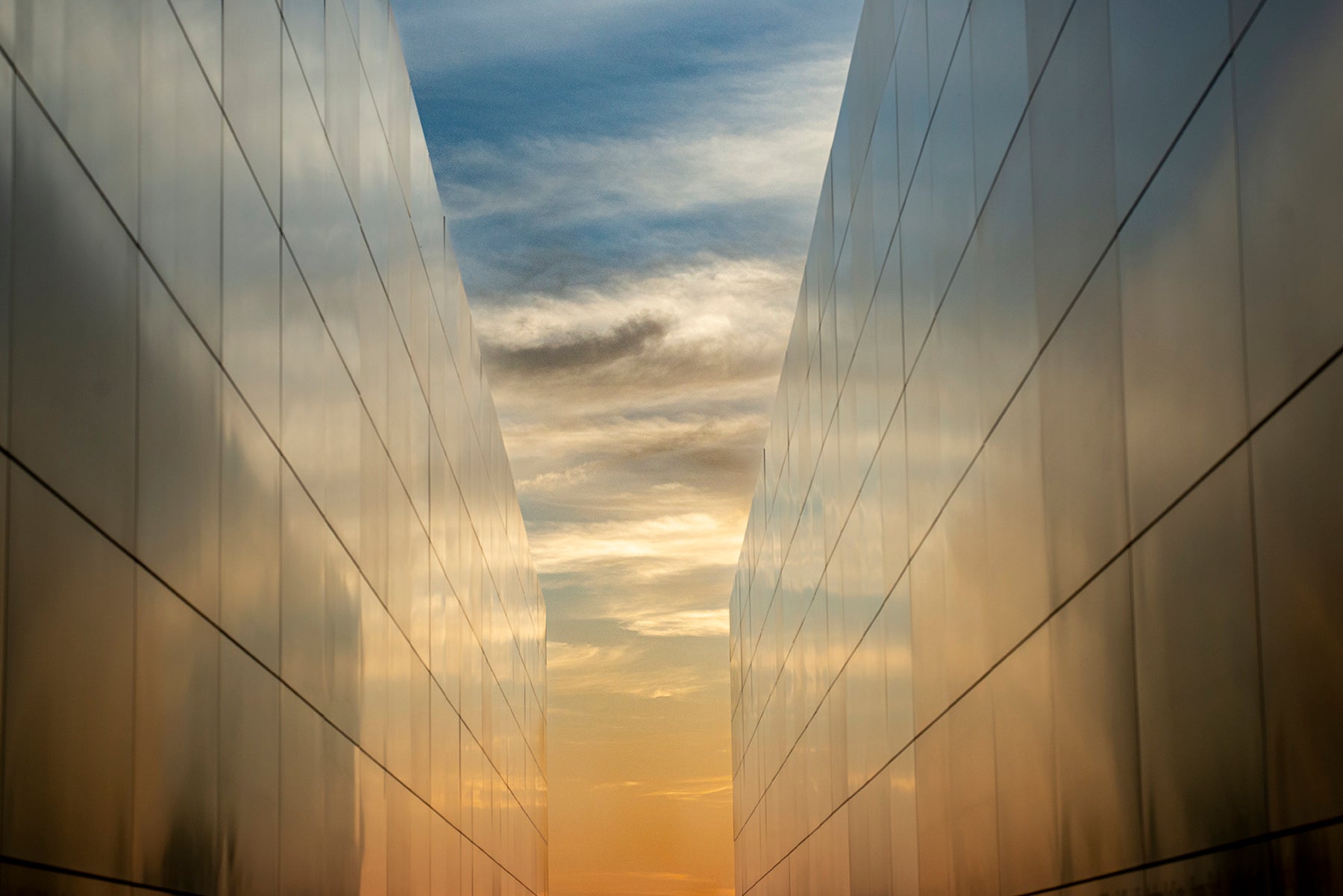 Memorial dedicated to the victims of the 9/11 attack