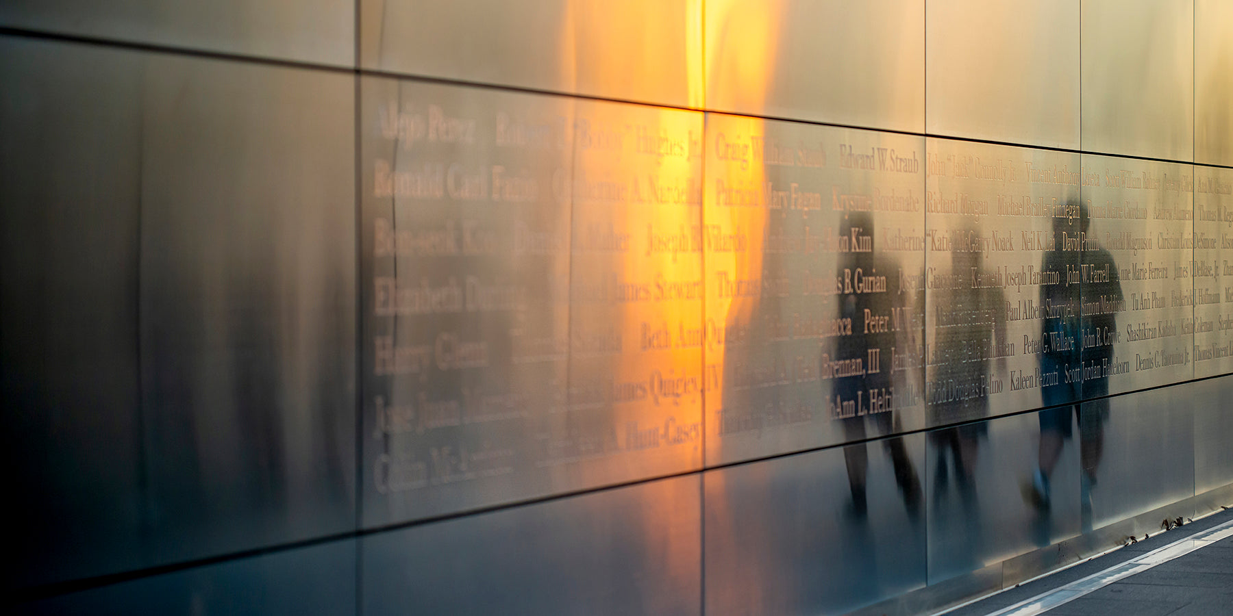 Memorial dedicated to the victims of the 9/11 attack