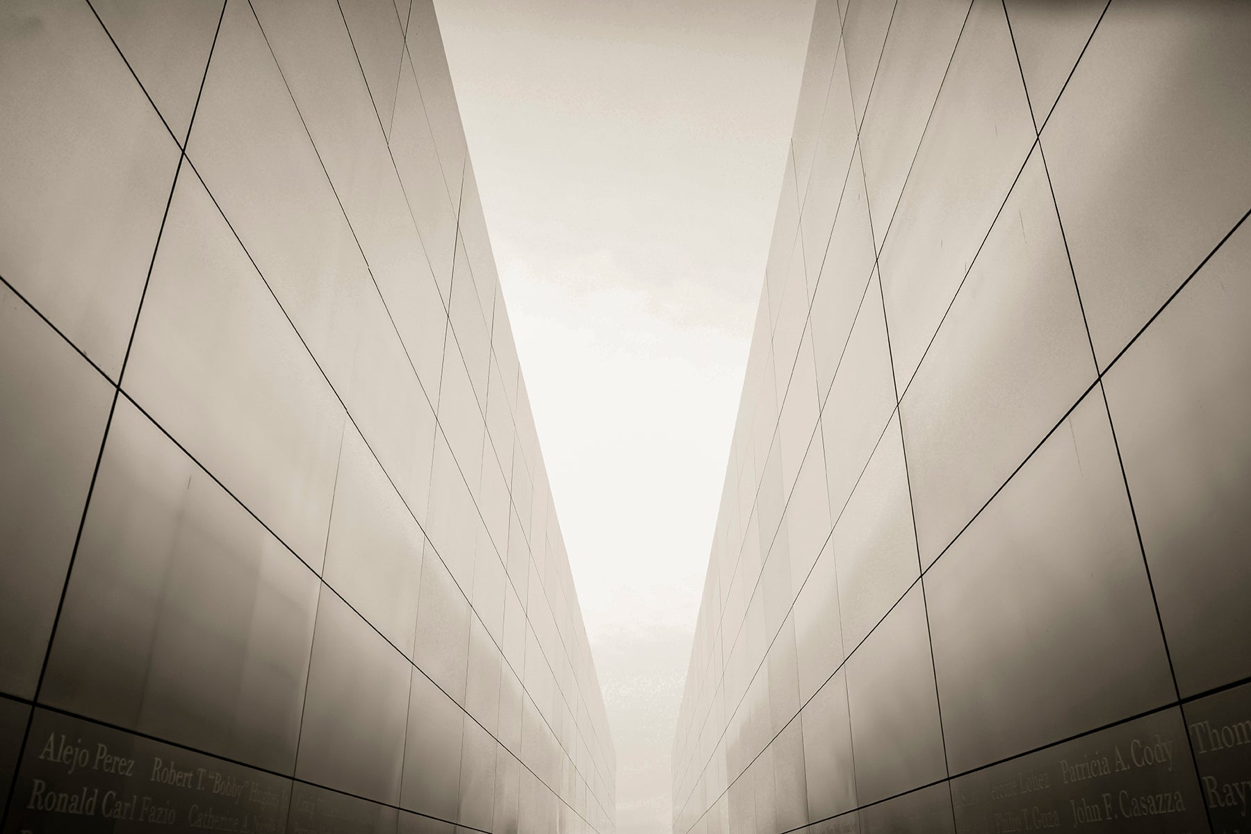 Memorial dedicated to the victims of the 9/11 attack