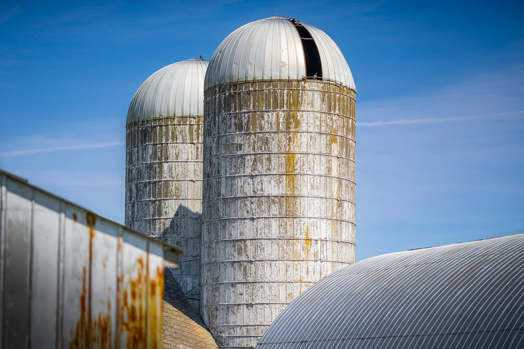 An old farm silo in New Jersey