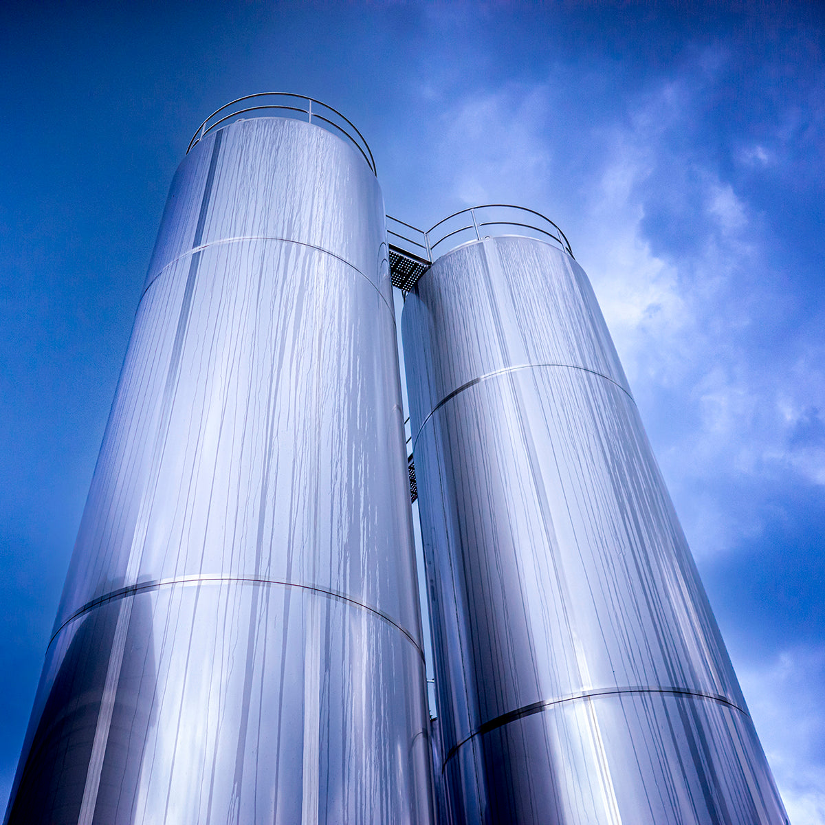 Fermenting tanks at the Ommegang brewery