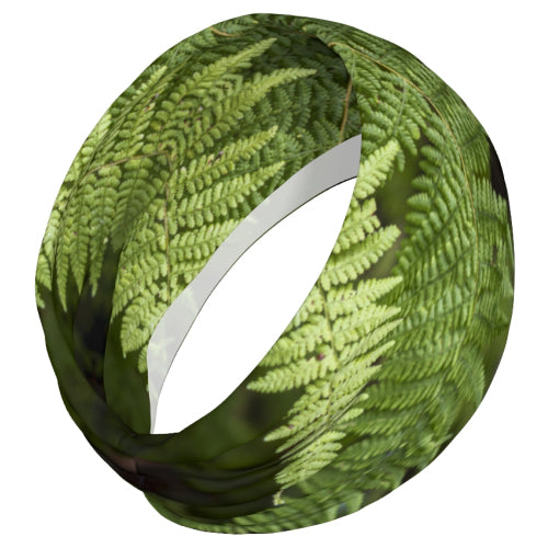 Headband with fern design