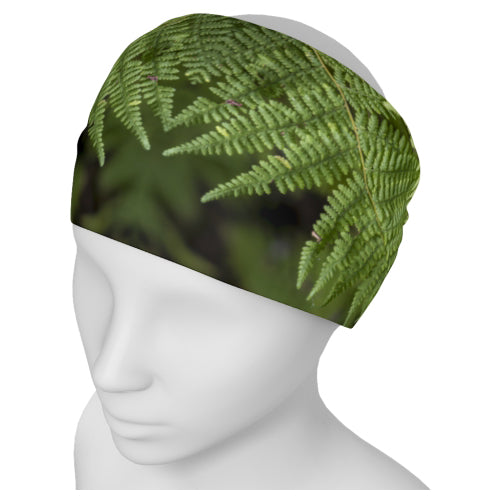 Headband with fern design