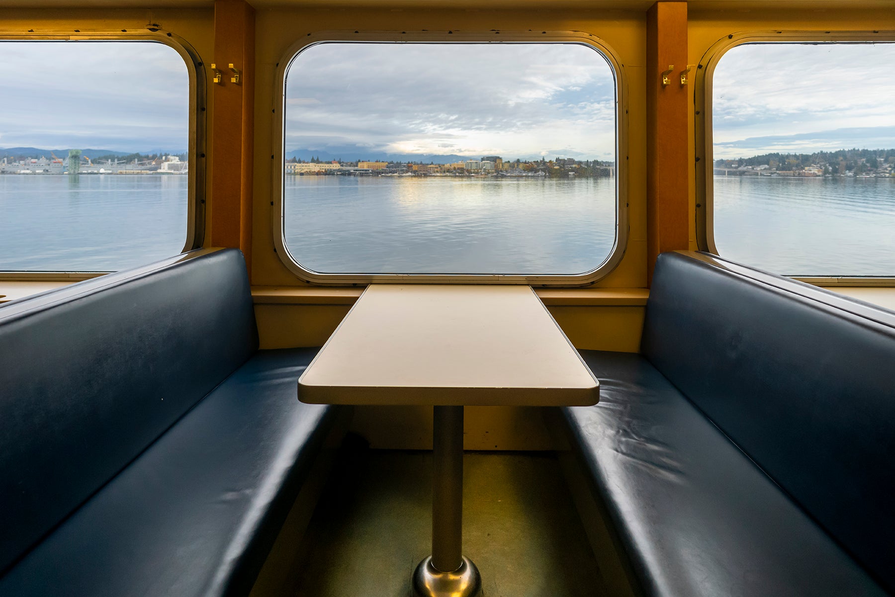 A view from the Seattle-Bremerton ferry boat