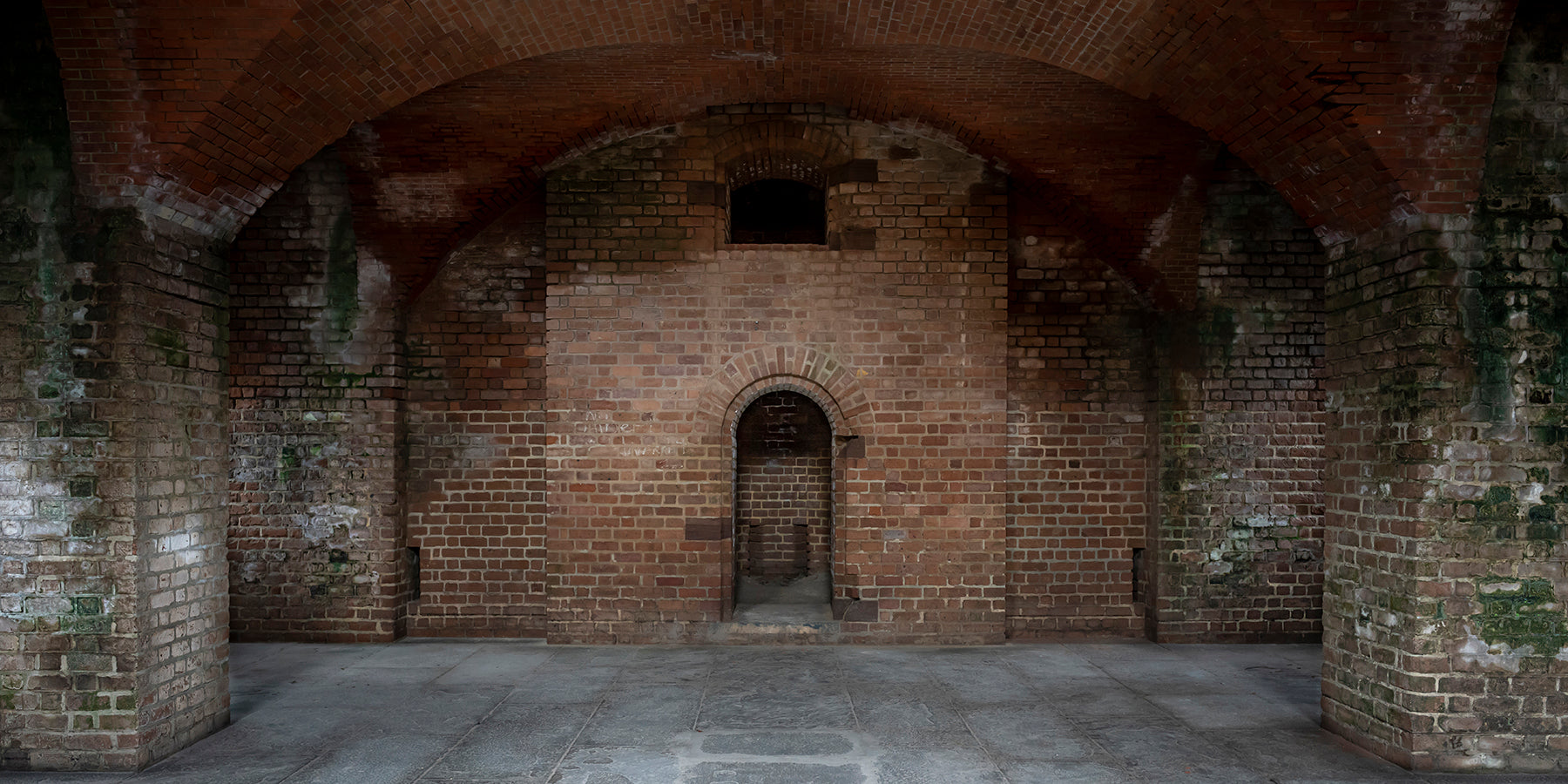 Interior wall of Fort Clinch Bastion