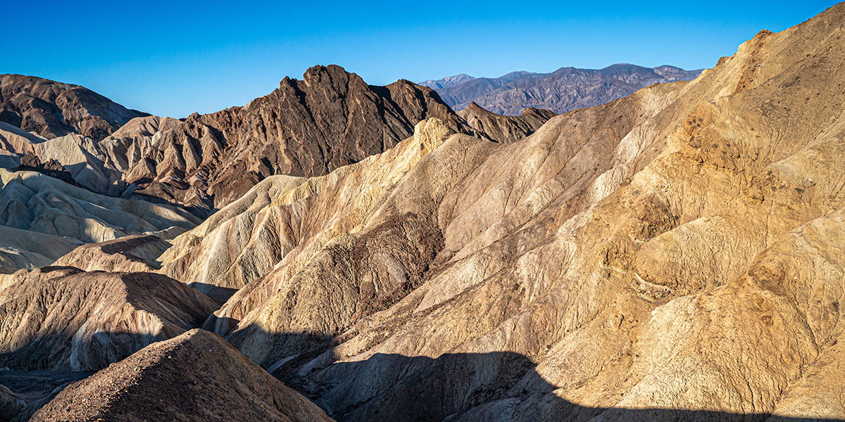 Sunrise in Golden Canyon located in Death Valley