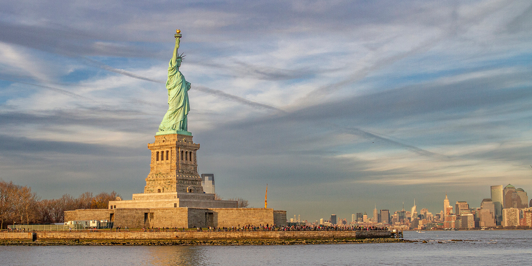 Statue of liberty from NY Harbor