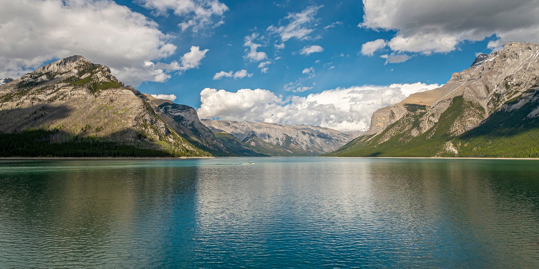 Lake Minnewanka in Banff National Park