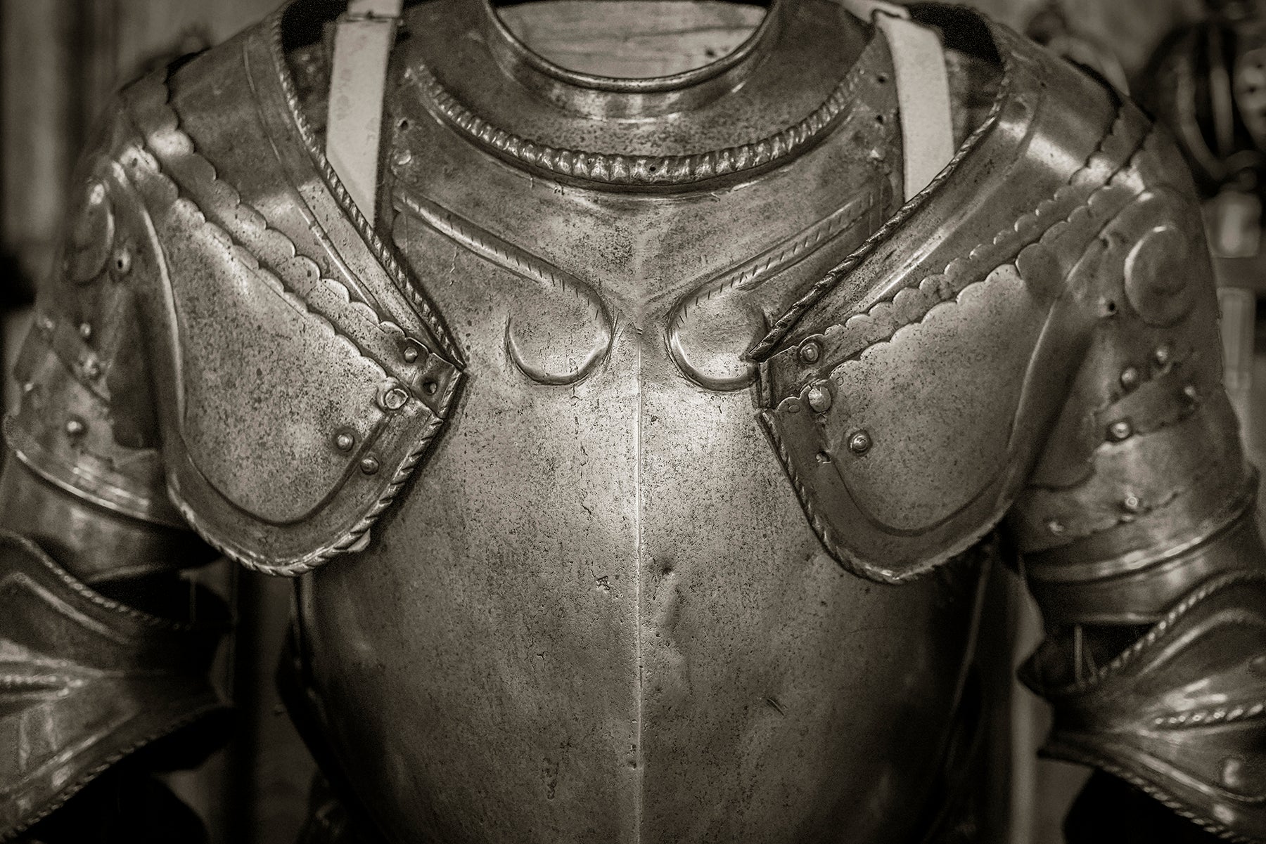 Medieval chest armor