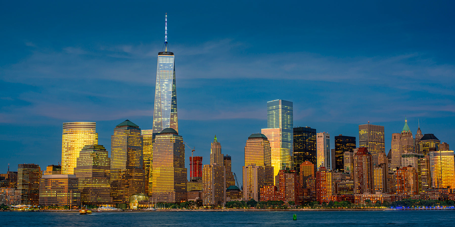 A view of the NYC skyline from 2014