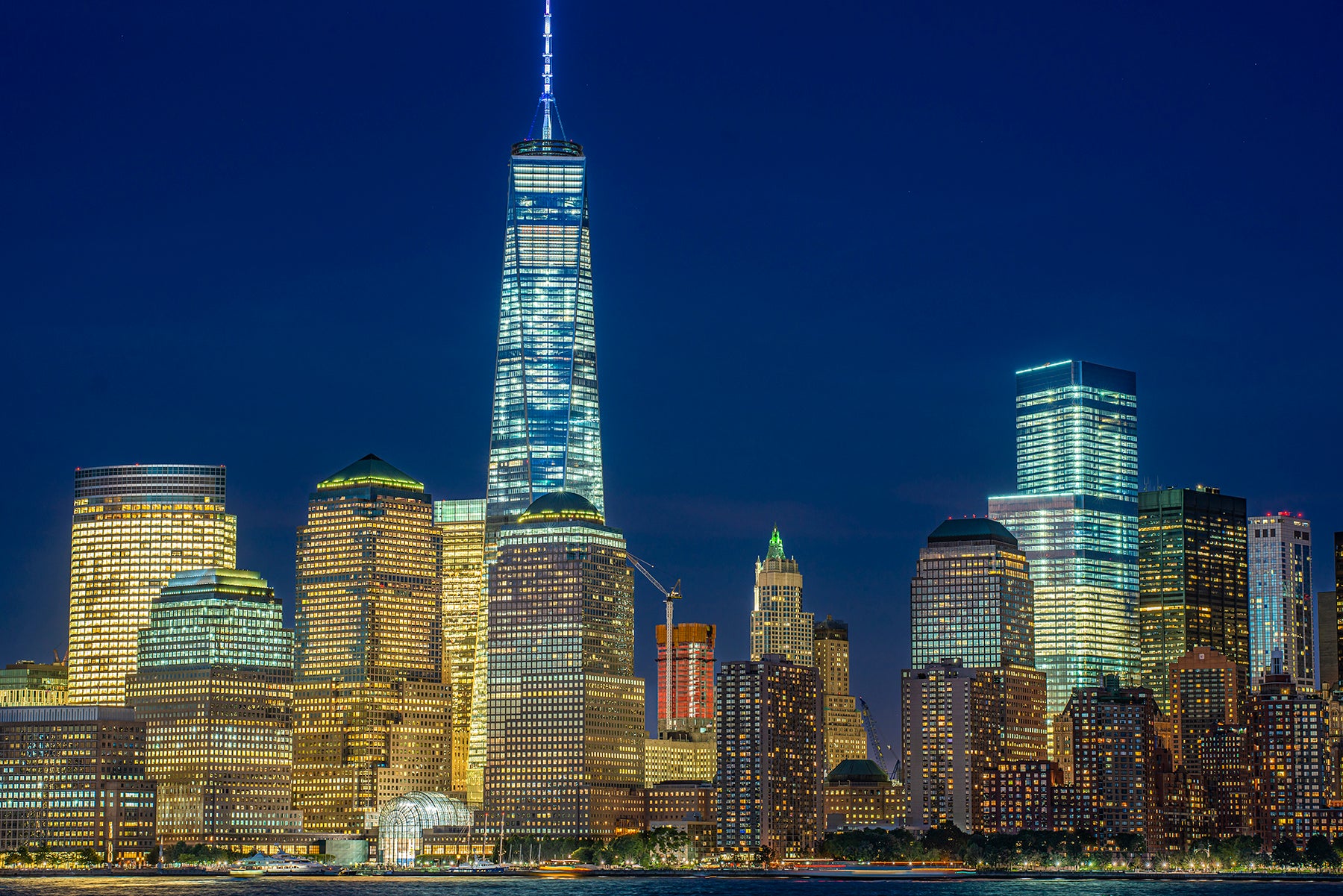 A view of the NYC skyline in 2014