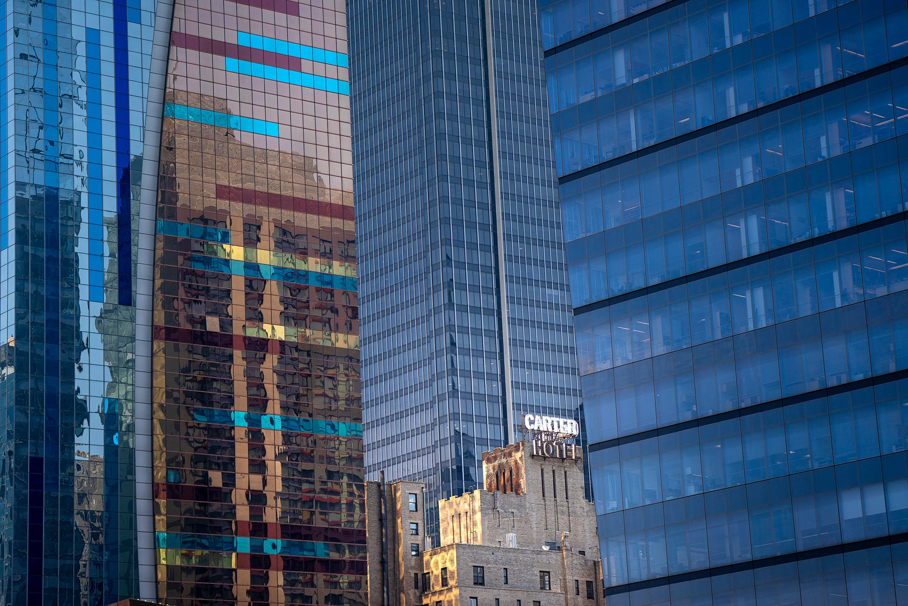 Carter hotel in NYC is dwarfed by new skyscrapers