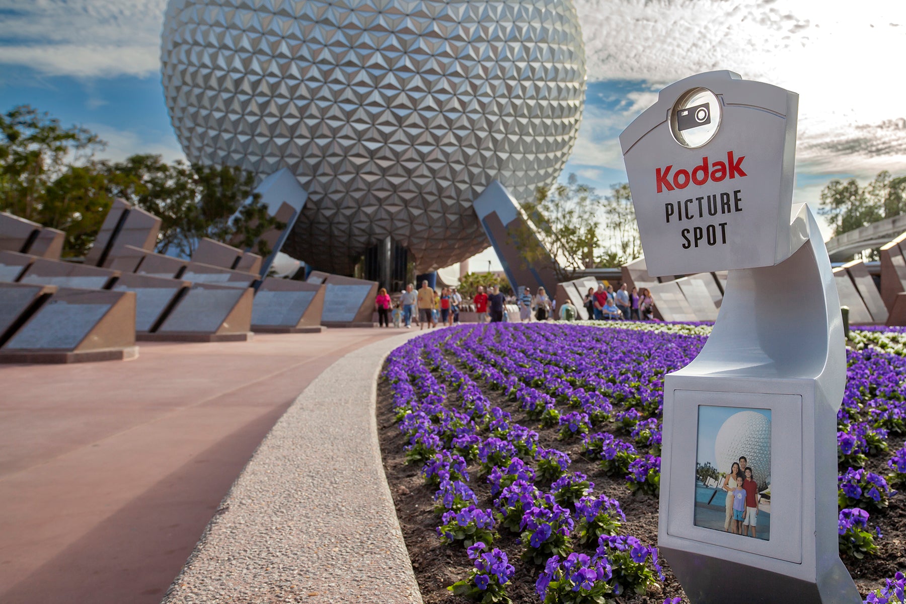 A Kodak picture spot at Epcot Center