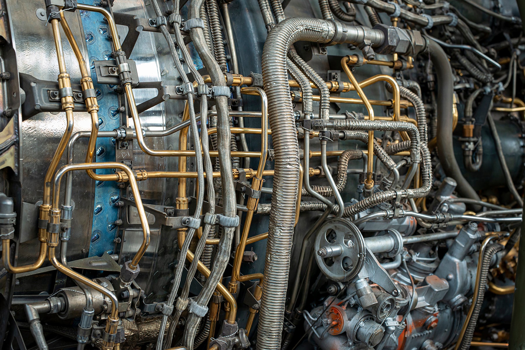 Pratt & Whitneyt J58 jet engine for the SR-71 Blackbird