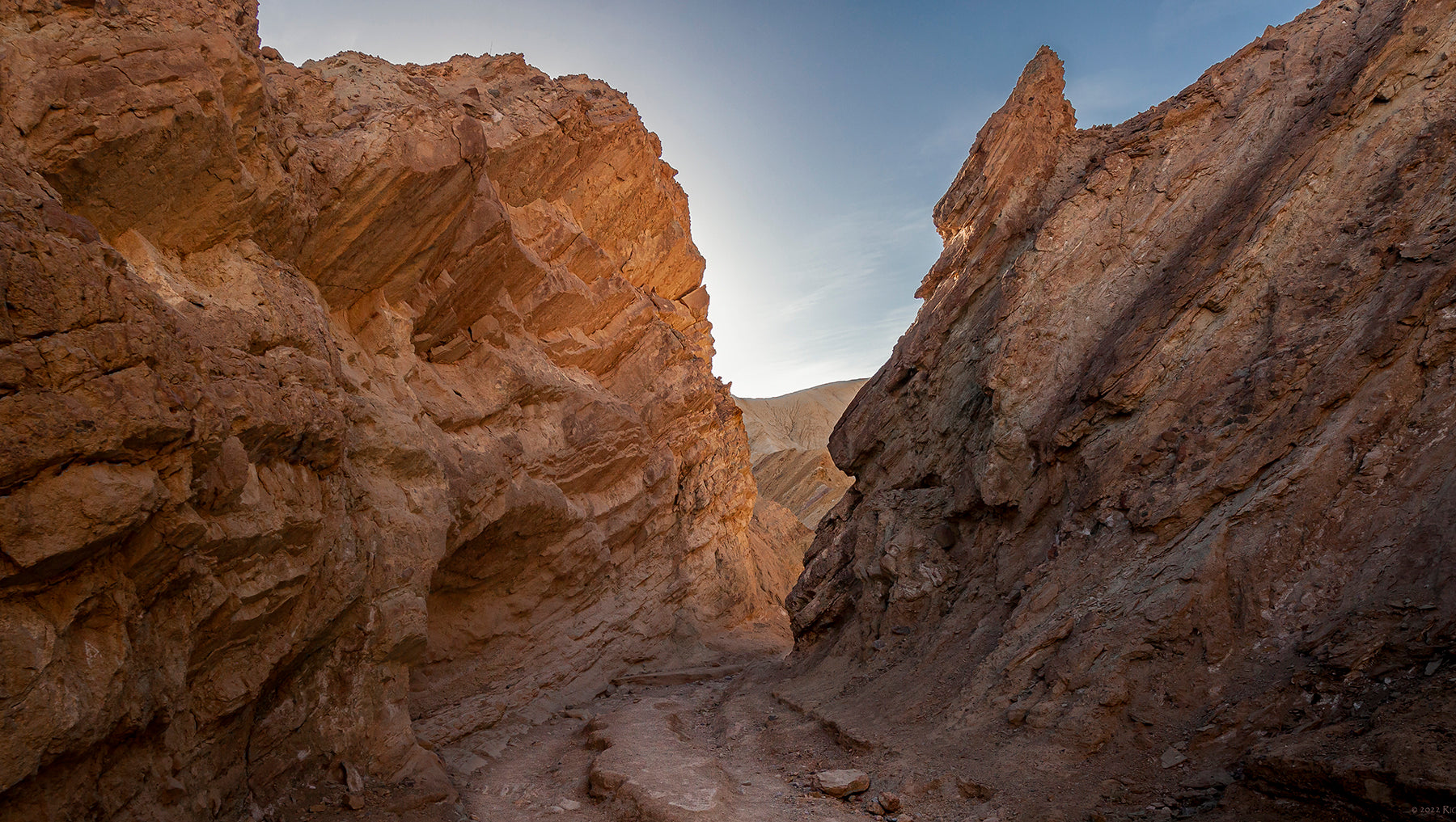 Trail leading from Red Cathedral in Death Valley