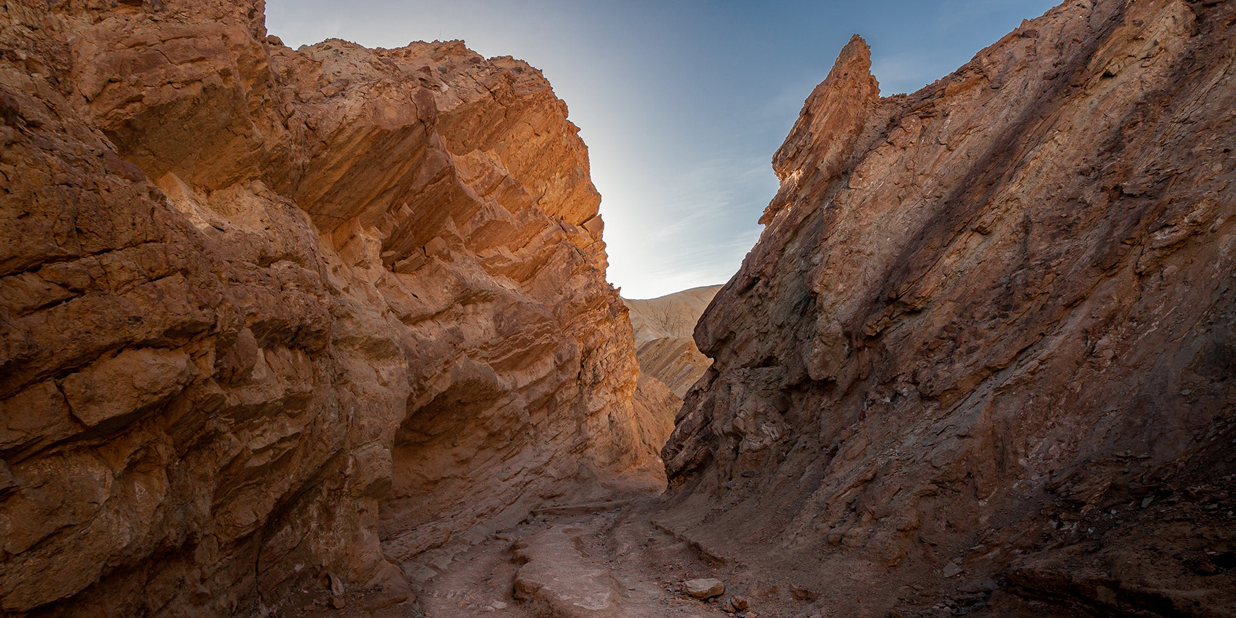 Trail from Red Cathedral in Death Valley