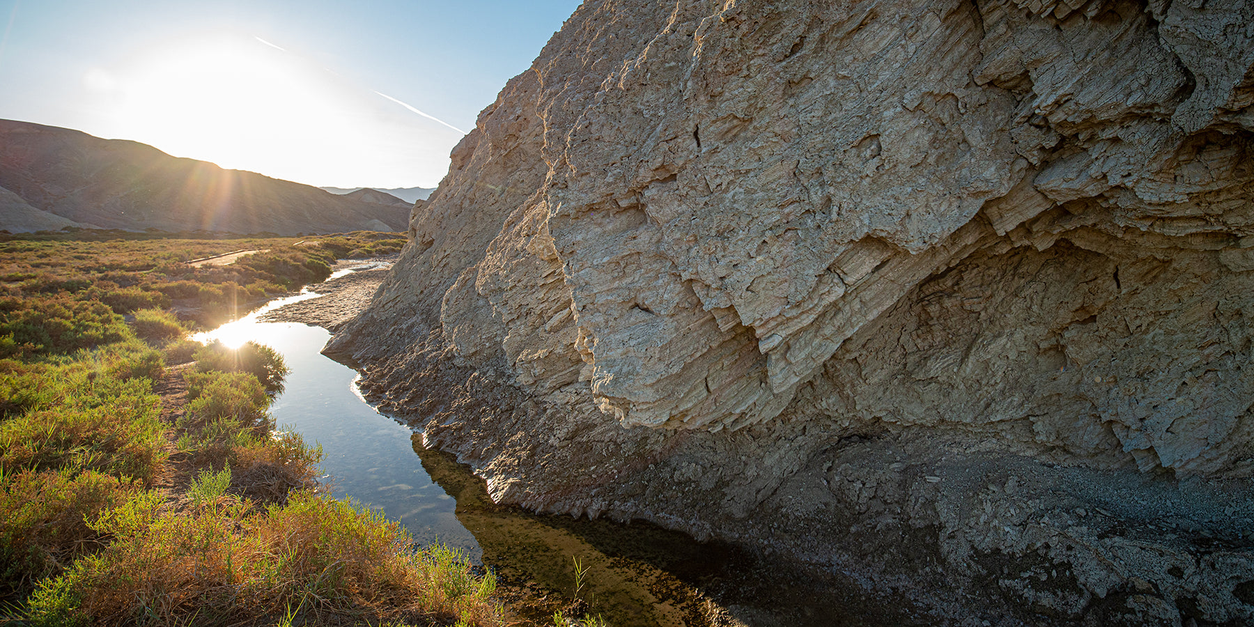 Sunrise at Salt Creek in Death Valley