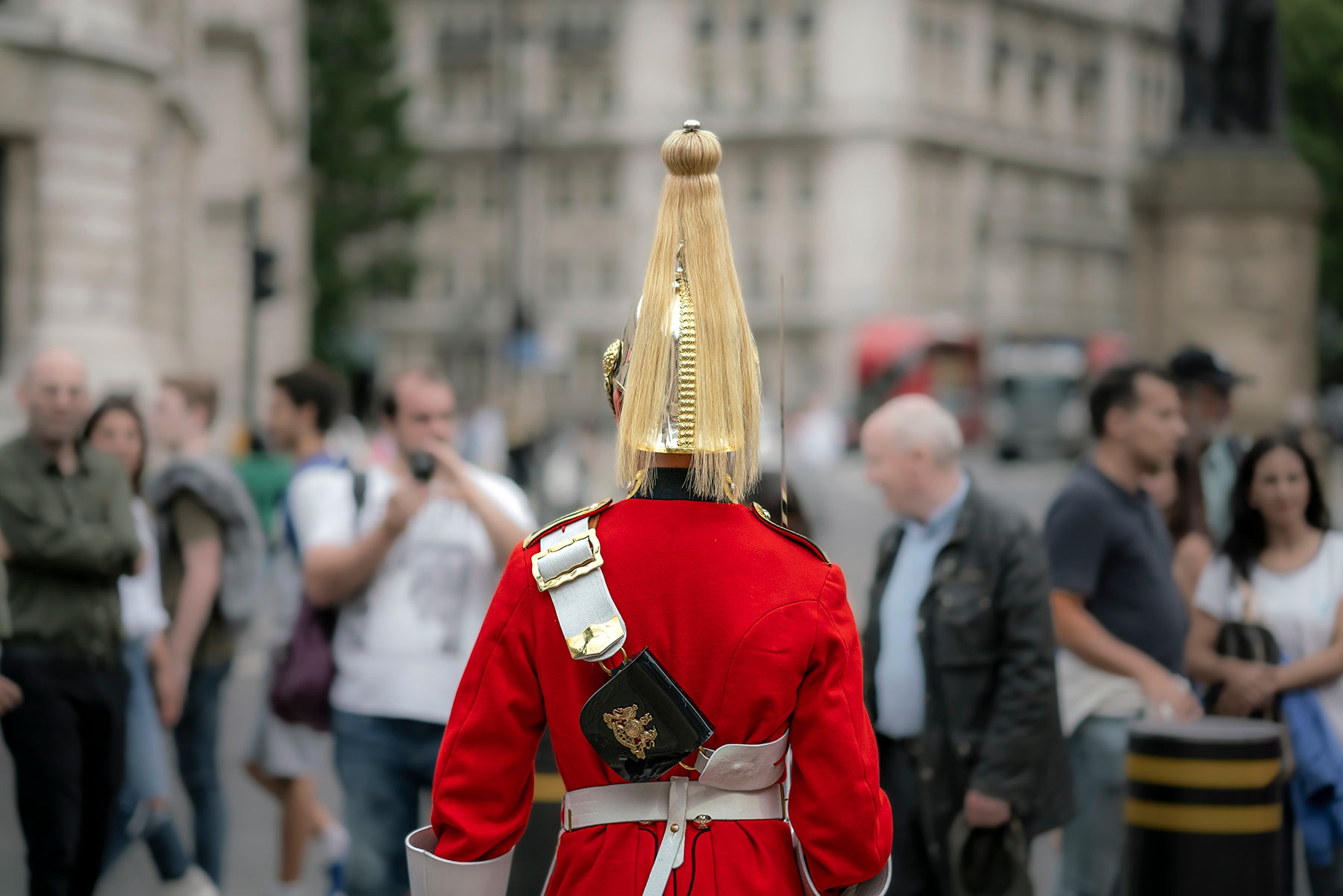 The Queen's Guard on duty in London