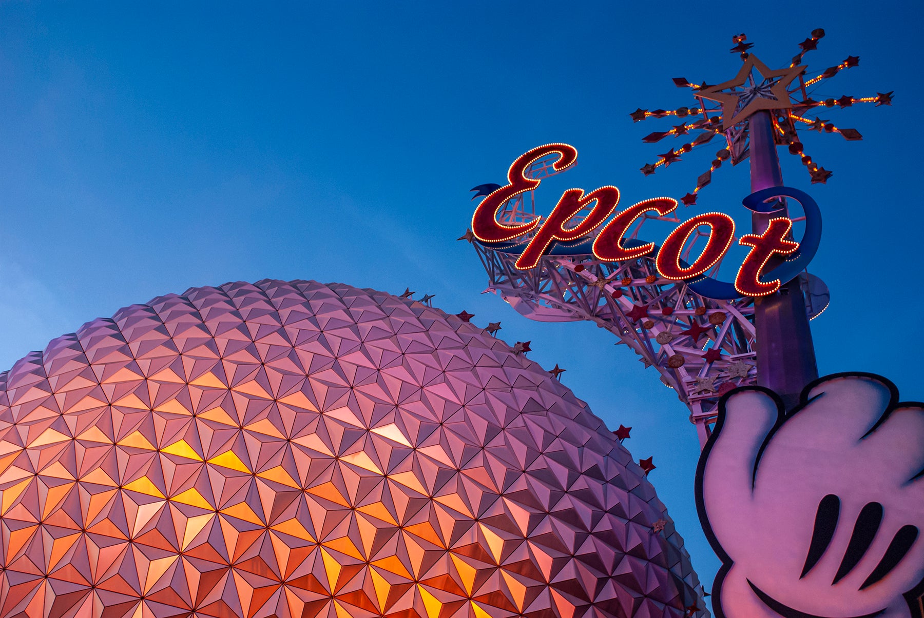 Spaceship Earth at Epcot Center