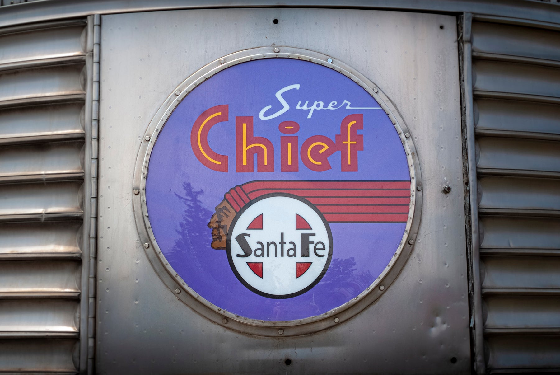  the stainless-steel observation and sleeping car ran on the Atchison Topeka & Santa Fe