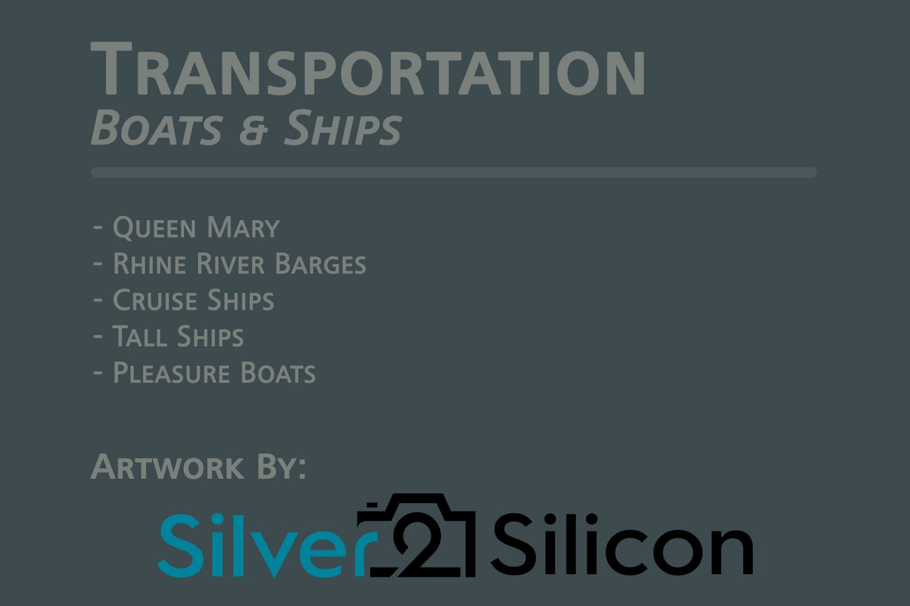 Planes, Trains & Autos: Boats & Ships