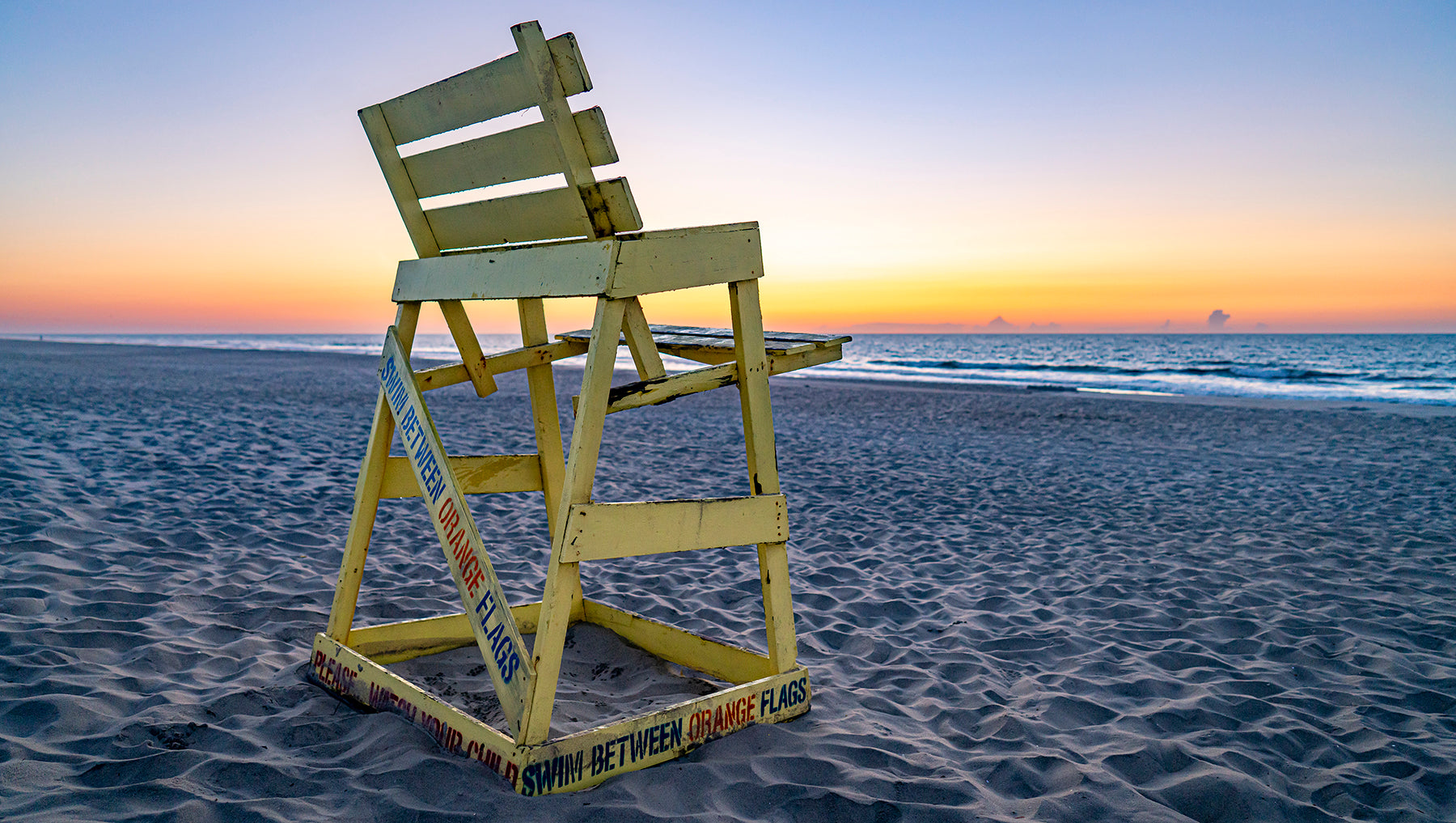 LIfeguard chair on Long Beach Island, NJ